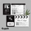 UNDANGAN PERNIKAHAN SIMPLE - UNDANGAN NIKAH ELEGAN GOPEK BW - ELEGAN INVITATION - Gopek BW 17