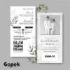 UNDANGAN PERNIKAHAN SIMPLE - UNDANGAN NIKAH ELEGAN GOPEK BW - ELEGAN INVITATION - Gopek BW 30