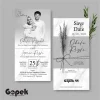 UNDANGAN PERNIKAHAN SIMPLE - UNDANGAN NIKAH ELEGAN GOPEK BW - ELEGAN INVITATION - Gopek BW 44