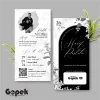 UNDANGAN PERNIKAHAN SIMPLE - UNDANGAN NIKAH ELEGAN GOPEK BW - ELEGAN INVITATION - Gopek BW 49