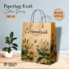 PAPER BAG MOTIF - PAPER BAG KRAFT COLOUR READY STOCK NORMAL - Colour PBC 05