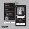 UNDANGAN PERNIKAHAN SIMPLE - UNDANGAN NIKAH ELEGAN GOPEK BW - ELEGAN INVITATION - Gopek BW 03