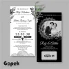 UNDANGAN PERNIKAHAN SIMPLE - UNDANGAN NIKAH ELEGAN GOPEK BW - ELEGAN INVITATION - Gopek BW 04