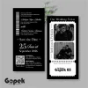 UNDANGAN PERNIKAHAN SIMPLE - UNDANGAN NIKAH ELEGAN GOPEK BW - ELEGAN INVITATION - Gopek BW 05