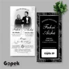 UNDANGAN PERNIKAHAN SIMPLE - UNDANGAN NIKAH ELEGAN GOPEK BW - ELEGAN INVITATION - Gopek BW 09