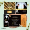 UNDANGAN PERNIKAHAN GLOSSY FULL COLOUR ELEGANT - UNDANGAN NIKAH LUXURY INVITATION - Luxury T11
