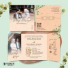 UNDANGAN PERNIKAHAN GLOSSY FULL COLOUR ELEGANT - UNDANGAN NIKAH LUXURY INVITATION - Luxury T12
