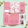 UNDANGAN PERNIKAHAN GLOSSY FULL COLOUR ELEGANT - UNDANGAN NIKAH LUXURY INVITATION - Luxury T14
