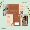 UNDANGAN PERNIKAHAN GLOSSY FULL COLOUR ELEGANT - UNDANGAN NIKAH LUXURY INVITATION - Luxury T17