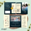 UNDANGAN PERNIKAHAN GLOSSY FULL COLOUR ELEGANT - UNDANGAN NIKAH LUXURY INVITATION - Luxury T20