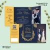 UNDANGAN PERNIKAHAN GLOSSY FULL COLOUR ELEGANT - UNDANGAN NIKAH LUXURY INVITATION - Luxury T22
