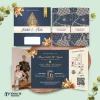 UNDANGAN PERNIKAHAN GLOSSY FULL COLOUR ELEGANT - UNDANGAN NIKAH LUXURY INVITATION - Luxury T23