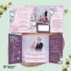 UNDANGAN PERNIKAHAN GLOSSY FULL COLOUR ELEGANT - UNDANGAN NIKAH LUXURY INVITATION - Luxury T29