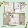 UNDANGAN PERNIKAHAN GLOSSY FULL COLOUR ELEGANT - UNDANGAN NIKAH LUXURY INVITATION - Luxury T33