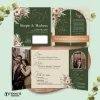 UNDANGAN PERNIKAHAN GLOSSY FULL COLOUR ELEGANT - UNDANGAN NIKAH LUXURY INVITATION - Luxury T49