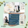 UNDANGAN PERNIKAHAN GLOSSY FULL COLOUR ELEGANT - UNDANGAN NIKAH LUXURY INVITATION - Luxury T50
