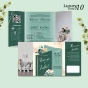 UNDANGAN PERNIKAHAN GLOSSY FULL COLOUR ELEGANT - UNDANGAN NIKAH LUXURY INVITATION - Luxury T10