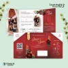 UNDANGAN PERNIKAHAN GLOSSY FULL COLOUR ELEGANT - UNDANGAN NIKAH LUXURY INVITATION - Luxury T03