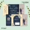 UNDANGAN PERNIKAHAN GLOSSY FULL COLOUR ELEGANT - UNDANGAN NIKAH LUXURY INVITATION - Luxury T04