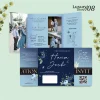 UNDANGAN PERNIKAHAN GLOSSY FULL COLOUR ELEGANT - UNDANGAN NIKAH LUXURY INVITATION - Luxury T08