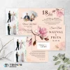 UNDANGAN NIKAH PREMIUM FOTO - UNDANGAN PERNIKAHAN FULLCOLOUR - WEDDING INVITATION GLOSSY LUXURY - GLOSSY LUXURY 16
