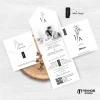 UNDANGAN AMPLOP PERNIKAHAN MATTE BW ENVELOPE - MATTE BWE A02