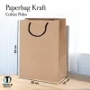 PAPER BAG POLOS READY STOCK - TAS SOUVENIR PERNIKAHAN BAHAN KRAFT - PAPERBAG HARGA ECER - KRAFT UK 20X25X10