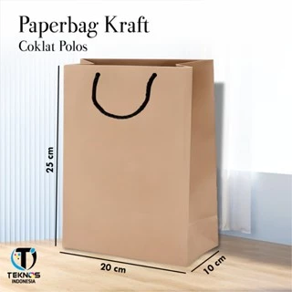 PAPER BAG POLOS READY STOCK - TAS SOUVENIR PERNIKAHAN BAHAN KRAFT - PAPERBAG HARGA ECER - Gambar 2