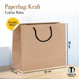 PAPER BAG POLOS READY STOCK - TAS SOUVENIR PERNIKAHAN BAHAN KRAFT - PAPERBAG HARGA ECER - Gambar 7