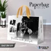 PAPER BAG WEDDING CUSTOM FOTO BW - PAPERBAG BRIDESMAID KERTAS TEBAL - PAPERBAG KUALITAS PREMIUM BAP BW - BAP BW 09