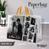 PAPER BAG WEDDING CUSTOM FOTO BW - PAPERBAG BRIDESMAID KERTAS TEBAL - PAPERBAG KUALITAS PREMIUM BAP BW - BAP BW 12