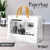 PAPER BAG WEDDING CUSTOM FOTO BW - PAPERBAG BRIDESMAID KERTAS TEBAL - PAPERBAG KUALITAS PREMIUM BAP BW - BAP BW 16