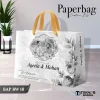 PAPER BAG WEDDING CUSTOM FOTO BW - PAPERBAG BRIDESMAID KERTAS TEBAL - PAPERBAG KUALITAS PREMIUM BAP BW - BAP BW 18