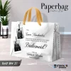PAPER BAG WEDDING CUSTOM FOTO BW - PAPERBAG BRIDESMAID KERTAS TEBAL - PAPERBAG KUALITAS PREMIUM BAP BW - BAP BW 27