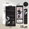 UNDANGAN PERNIKAHAN RUSTIC TALI SIMPLE MURAH - RUSTIC INVITATION - UNDANGAN AESTHETIC - RUSTIC BLACK 05