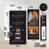 UNDANGAN PERNIKAHAN RUSTIC TALI SIMPLE MURAH - RUSTIC INVITATION - UNDANGAN AESTHETIC - RUSTIC BLACK 09