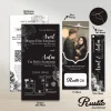 UNDANGAN PERNIKAHAN RUSTIC TALI SIMPLE MURAH - RUSTIC INVITATION - UNDANGAN AESTHETIC - RUSTIC BLACK 26