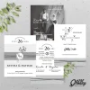 UNDANGAN PERNIKAHAN GLOSSY MENGKILAP ELEGAN - UNDANGAN NIKAH GLOSSY BW SERI 2 - BW GLOSSY A60