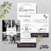 UNDANGAN PERNIKAHAN GLOSSY MENGKILAP ELEGAN - UNDANGAN NIKAH GLOSSY BW SERI 2 - BW GLOSSY A61