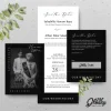UNDANGAN PERNIKAHAN GLOSSY MENGKILAP ELEGAN - UNDANGAN NIKAH GLOSSY BW SERI 2 - BW GLOSSY A66