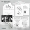 CETAK UNDANGAN AMPLOP PERNIKAHAN FOTO BW ELEGAN - SURAT UNDANGAN PERNIKAHAN AMPLOP BWWE - BWWE 05 BC