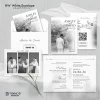 CETAK UNDANGAN AMPLOP PERNIKAHAN FOTO BW ELEGAN - SURAT UNDANGAN PERNIKAHAN AMPLOP BWWE - BWWE 06 BC
