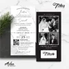 SIMPLE AND  ELEGANT  WEDDING INVITATION - FOLKSY BW INVITATIONS - FOLSKY 05