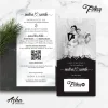 SIMPLE AND  ELEGANT  WEDDING INVITATION - FOLKSY BW INVITATIONS - FOLSKY 06