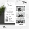 SIMPLE AND  ELEGANT  WEDDING INVITATION - FOLKSY BW INVITATIONS - FOLSKY 16