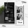 SIMPLE AND  ELEGANT  WEDDING INVITATION - FOLKSY BW INVITATIONS - FOLSKY 14