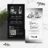 SIMPLE AND  ELEGANT  WEDDING INVITATION - FOLKSY BW INVITATIONS - FOLSKY 25