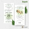 UNDANGAN PERNIKAHAN AESTHETIC GOPEK LITE COLOUR - GOPEK LITE 05