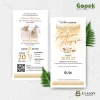 UNDANGAN PERNIKAHAN AESTHETIC GOPEK LITE COLOUR - GOPEK LITE 06