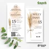UNDANGAN PERNIKAHAN AESTHETIC GOPEK LITE COLOUR - GOPEK LITE 20